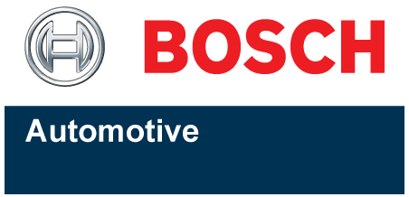 Logo von Bosch Automotive mit Schriftzug und Symbol – offizieller Werkstattpartner von Reichert Automobile